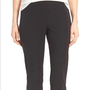 NWT Eileen Fisher Black Slim Work Pants / Trousers